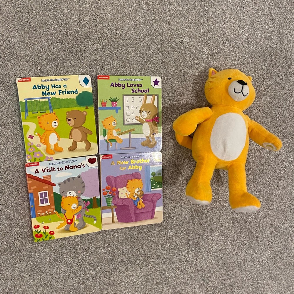 Kids Books Learn to Read Abbey Cat